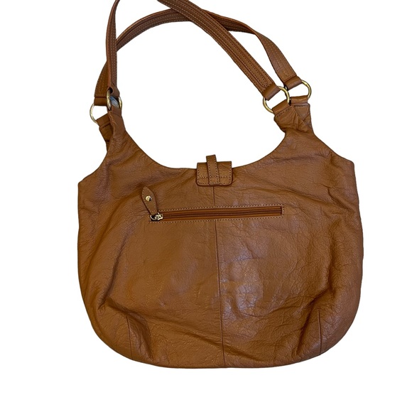 Barr + Barr New York Tan Leather Shoulder Bag - Picture 6 of 16